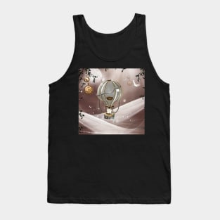 Wonderful steampunk balloon Tank Top